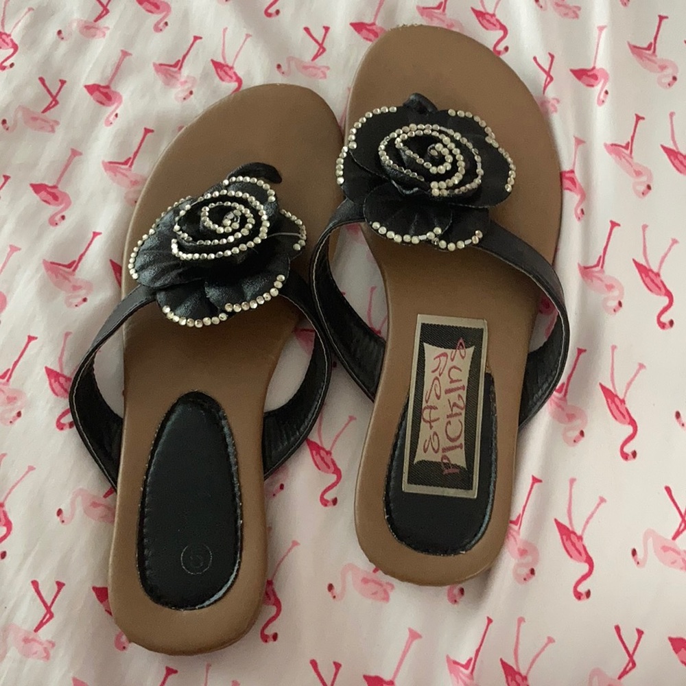 Floral sandals